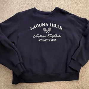 Hollister Laguna Hills navy crewneck